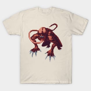 Resident Evil Licker Pixel Art T-Shirt